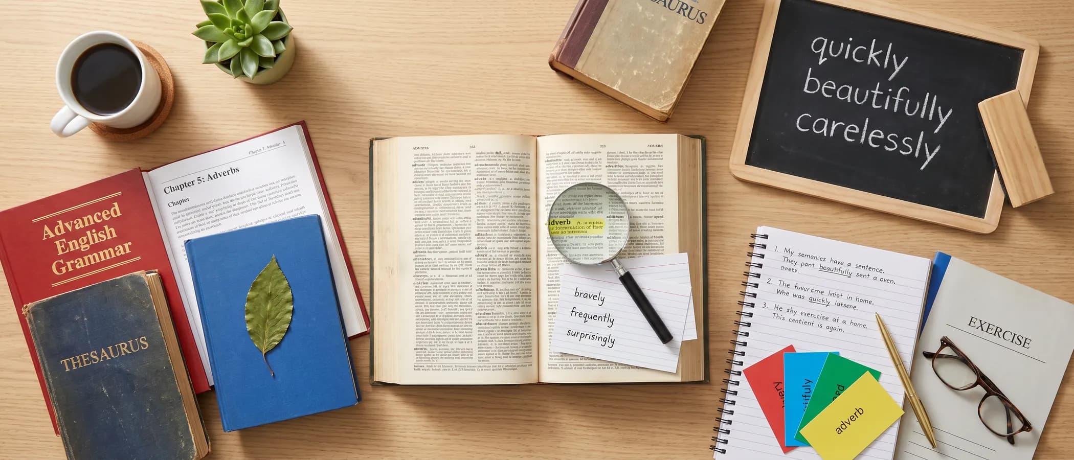 Adverb — English vocabulary cover image